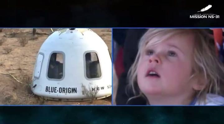 Daisy Dove Bloom se llevó todas las miradas en la hazaña espacial de Katy Perry