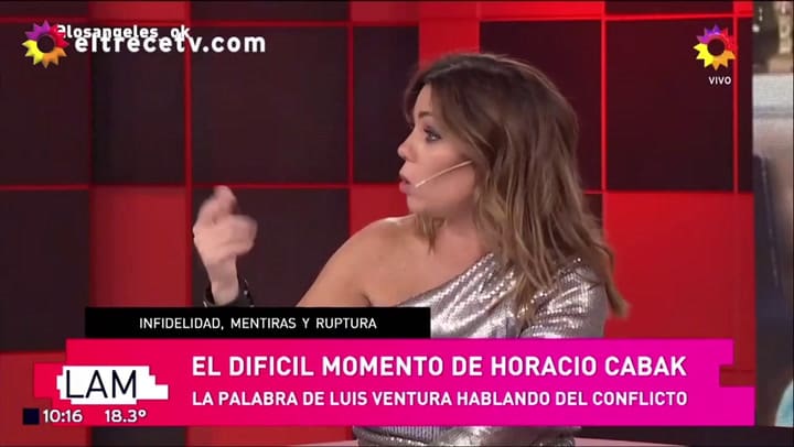 Horacio Cabak: una mochila fue clave en el descubrimiento de las infidelidades.