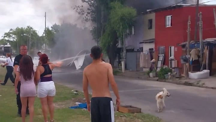 Los vecinos consternados ante la situación