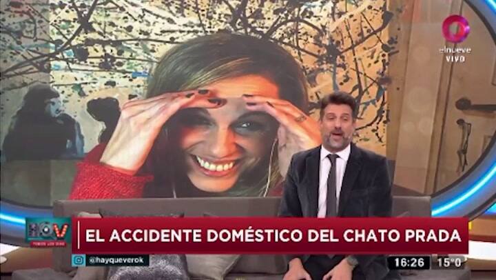 El blooper del Chato Prada - Fuente: elnueve