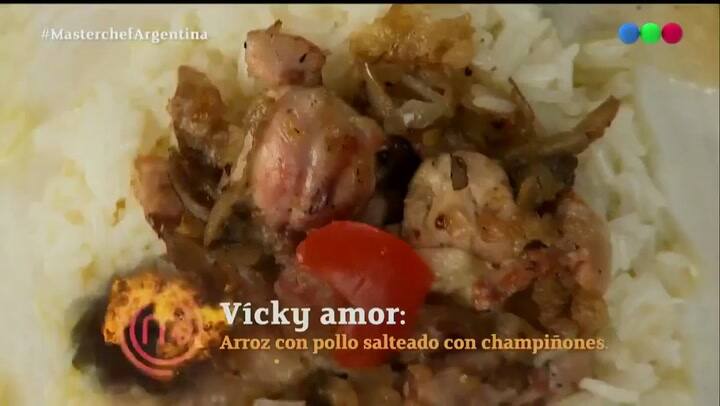 MasterChef Celebrity. El plato que Vicky Xipolitakis presentó al jurado - Fuente: Telefe