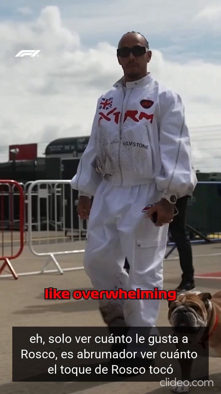 Lewis Hamilton habló por primera vez de la muerte de Roscoe