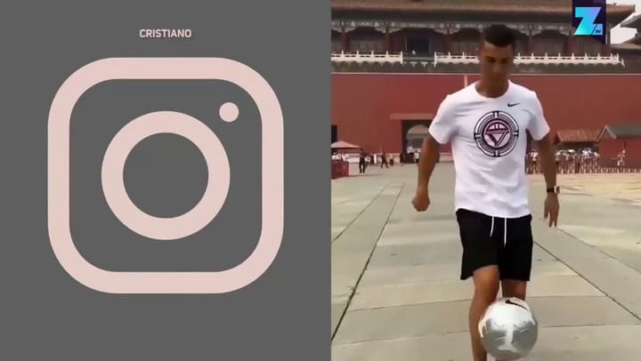 Cristiano hace piruetas en la Ciudad Prohibida de China - Fuente: ZoomIn TV