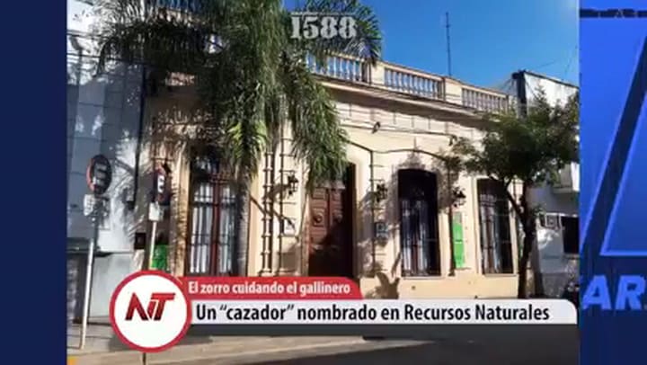 Diego Ruiz Díaz celebrando el triunfo de Milei