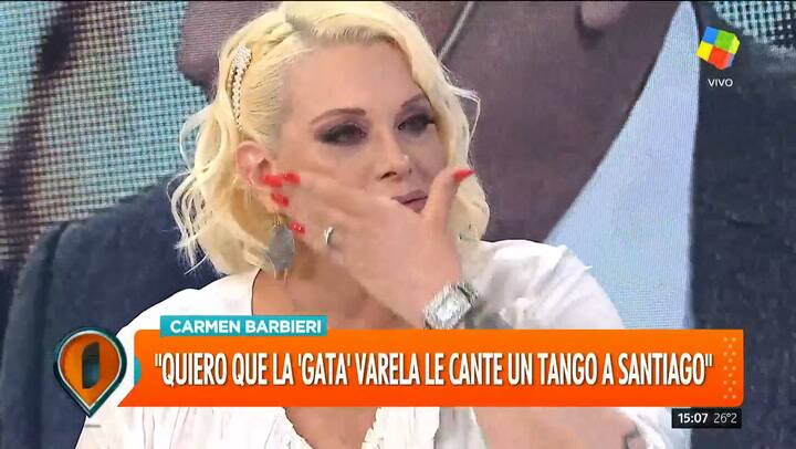 El dolor de Carmen Barbieri por la salud de Santiago Bal