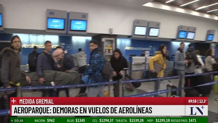 Medida Gremial De Aeronáuticos En Aeroparque A Qué Vuelos De Aerolíneas Argentinas Afecta
