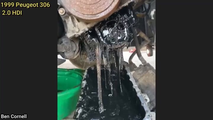 ¿Aceite de cocina en un motor de auto?