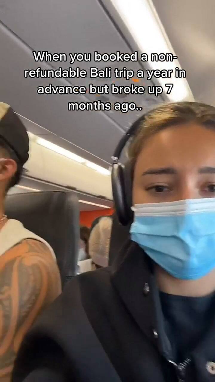 Una tiktoker se fue de viaje con su exnovio y esto sucedió