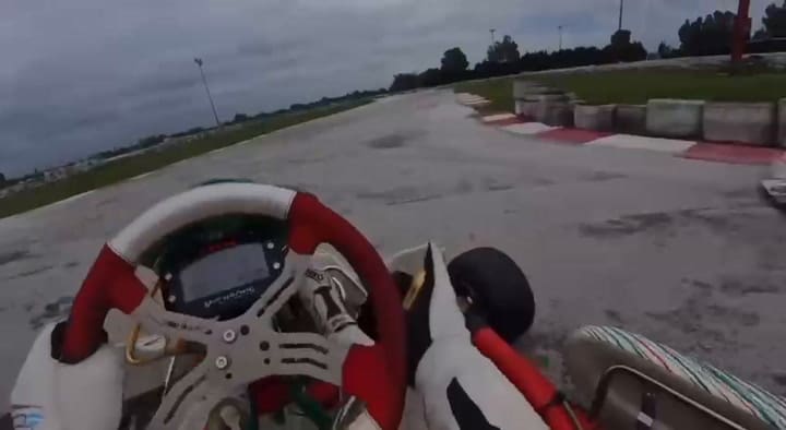 La carrera de Colapinto en Zárate