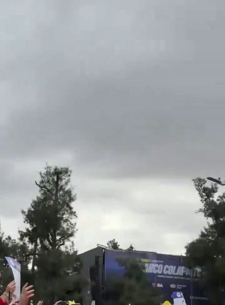 Colapinto en la exhibición