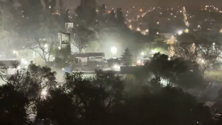 Fuerte temporal de viento en Córdoba