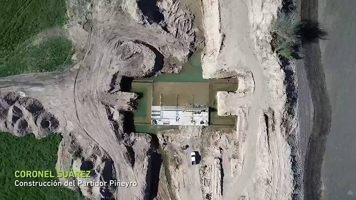 Obras hidráulicas en Buenos Aires - Fuente: Gobierno de la Provincia