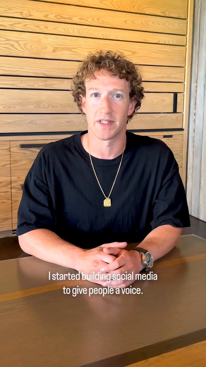 Mark Zuckerberg anuncia cambios en la moderación de contenidos en Instagram y Facebook