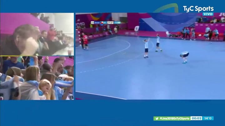 La selección de handball gritó campeón y viaja directo a Tokio 2020 - Fuente: TyC Sports