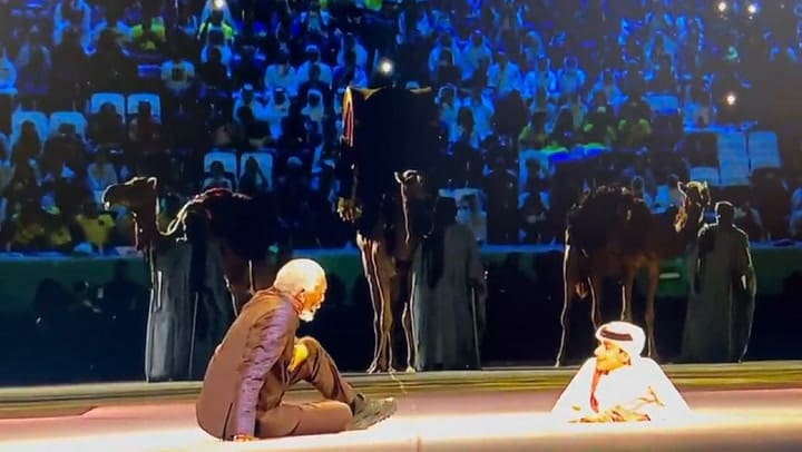 Ghanim Al-Muftah participó en la inauguración del Mundial de Qatar