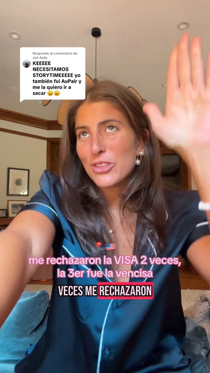 Le rechazaron la visa dos veces después de ser AuPair, pero lo intentó de nuevo y esto pasó