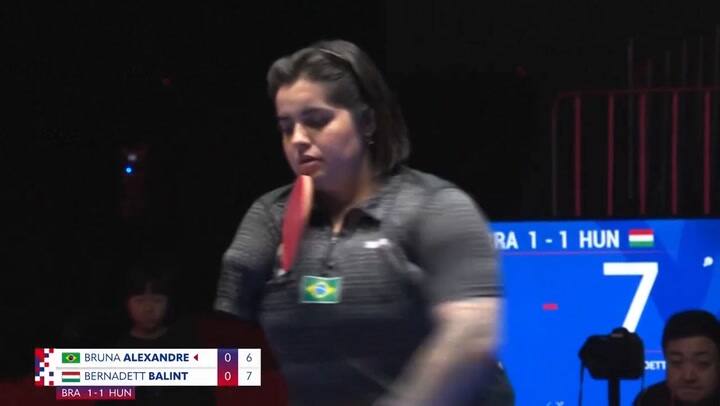 Bruna Alexandre Hace Historia en el Tenis De Mesa