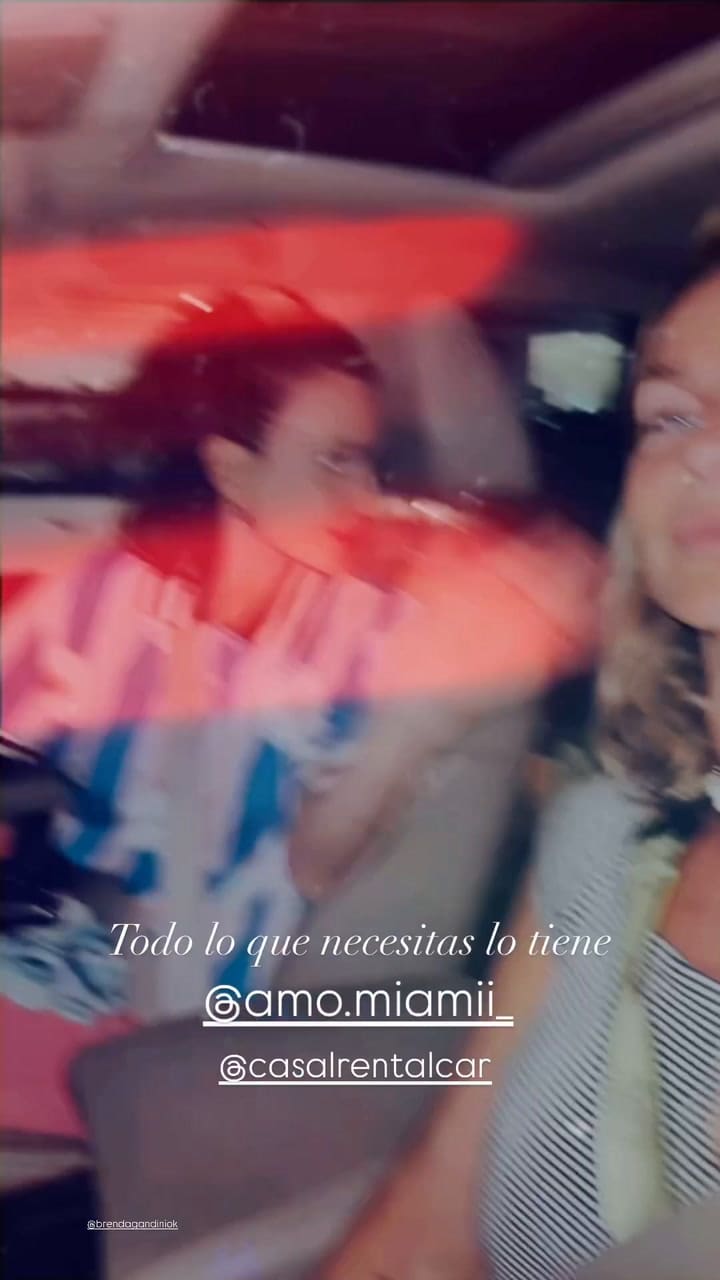 Vacaciones de Brenda Gandini, Sabrina Rojas y Paula Chaves