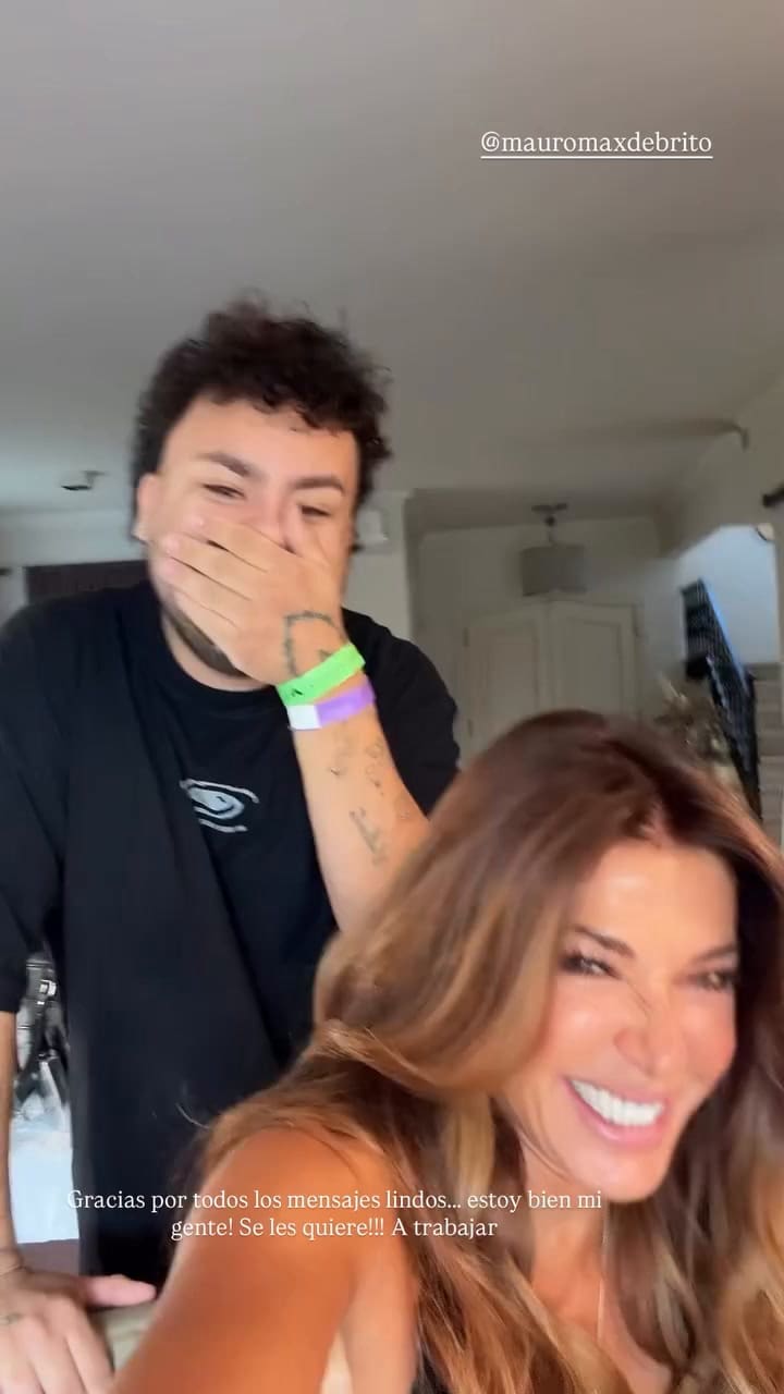 Catherine Fulop habló despues de su caída en el Movistar Arena