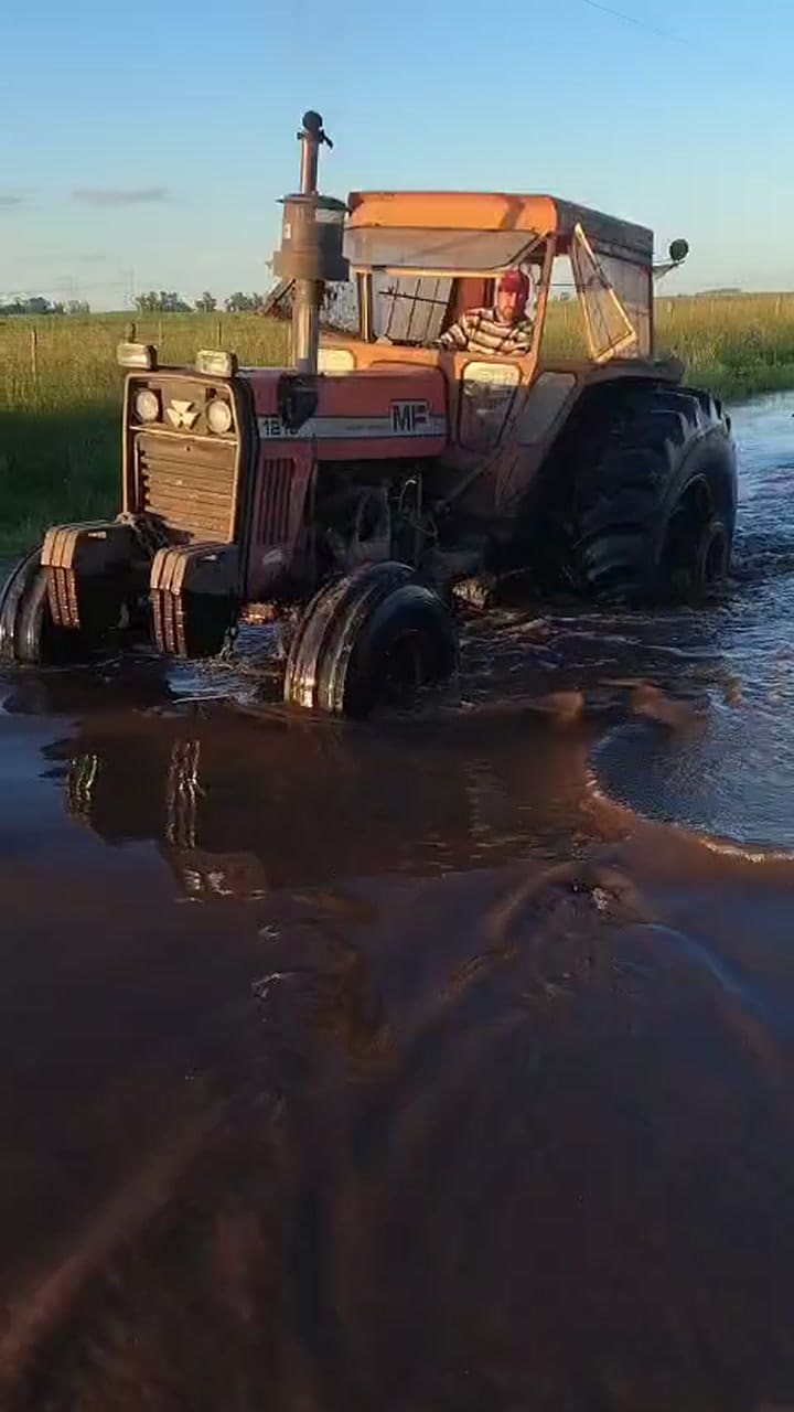 Las imágenes que muestran la situación de los caminos