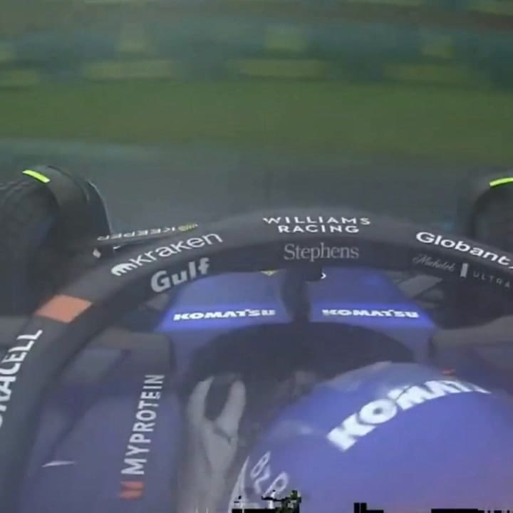 El choque de Colapinto