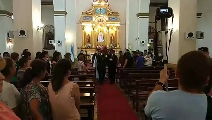 Una multitud despidió a Santino, el niño asesinado en Puerto Deseado - Fuente: El Tribuno Salta