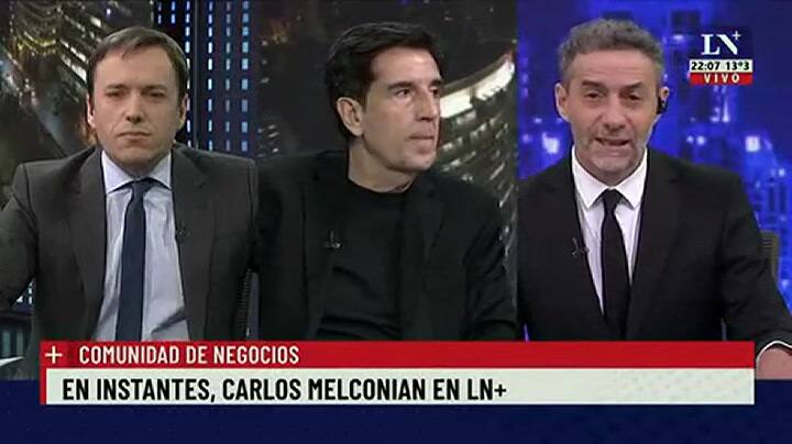 Melconian: 'Cuando la política jode, jode con la calidad de vida de la gente'