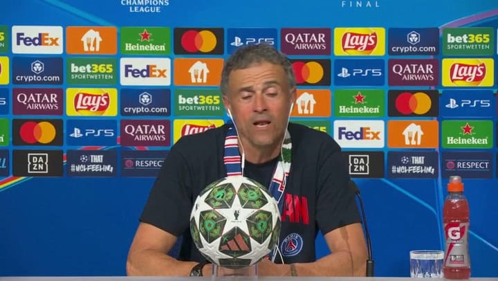 Luis Enrique sobre Xana en rueda de prensa