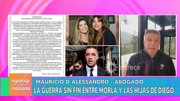 Sandra Borghi y Mauricio D’Alessandro se cruzaron al aire