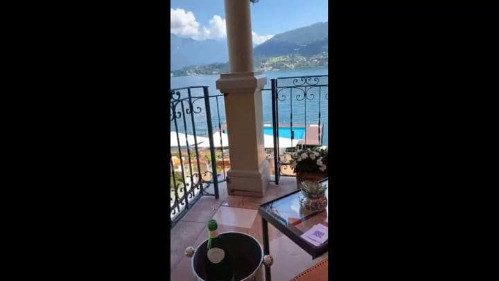 El café de Paulo Dybala con el número que lleva en su camiseta de Juventus y el increíble paisaje