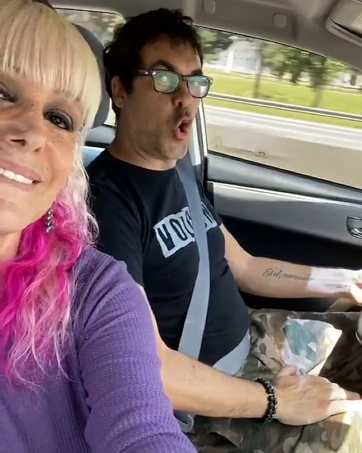 Valeria Lynch y Mariano Gabriel Martínez de Attaque 77 se fueron de vacaciones juntos - Fuente: Inst