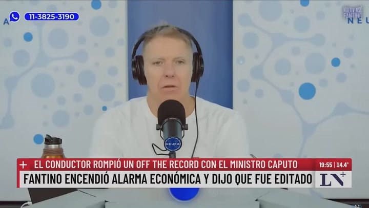 Entrevista exclusiva; habla el ministro Luis Caputo en LN+