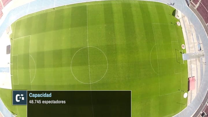 Estadio Nacional de Santiago desde el aire