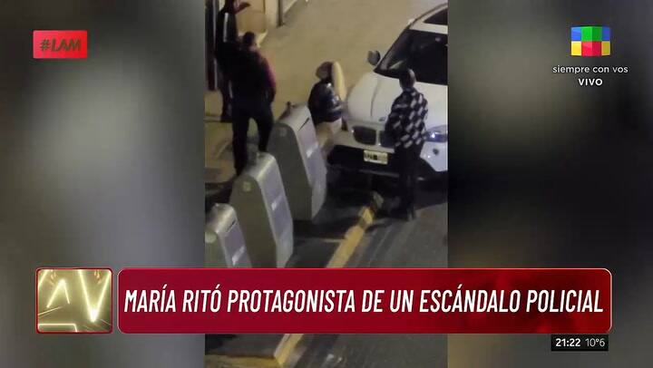 El video del choque de Maria Eugenia Rito