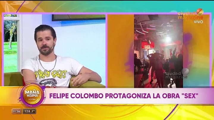Felipe Colombo sobre Camila Bordonaba