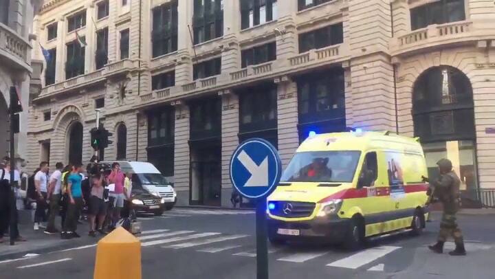 La Estación Central de trenes de Bruselas fue evacuada tras una explosión