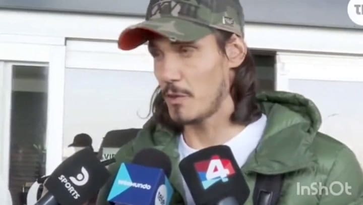 Edinson Cavani: “Vengo feliz, Boca es el club más grande de Sudamérica y del mundo”