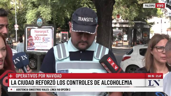 La ciudad reforzo los controles de alcoholemia en la ciudad de Buenos Aires