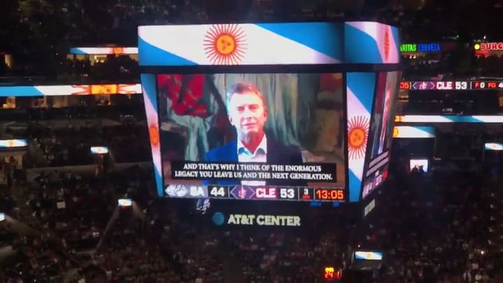 El mensaje de Mauricio Macri a Manu Ginóbili