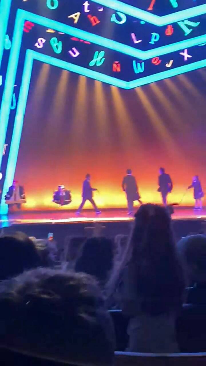 Wanda Nara en el teatro