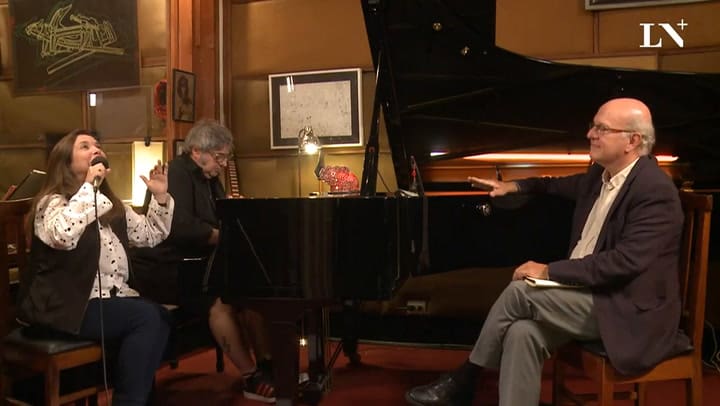 Sandra Mihanovich y Lito Vitale, en Hablemos de otra cosa