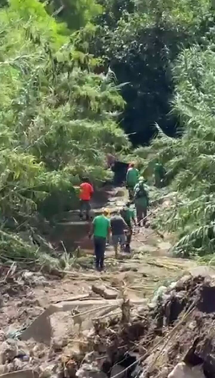 Así buscaban a Chiara Barrios, de 10 años, desaparecida en el arroyo Las Viejas