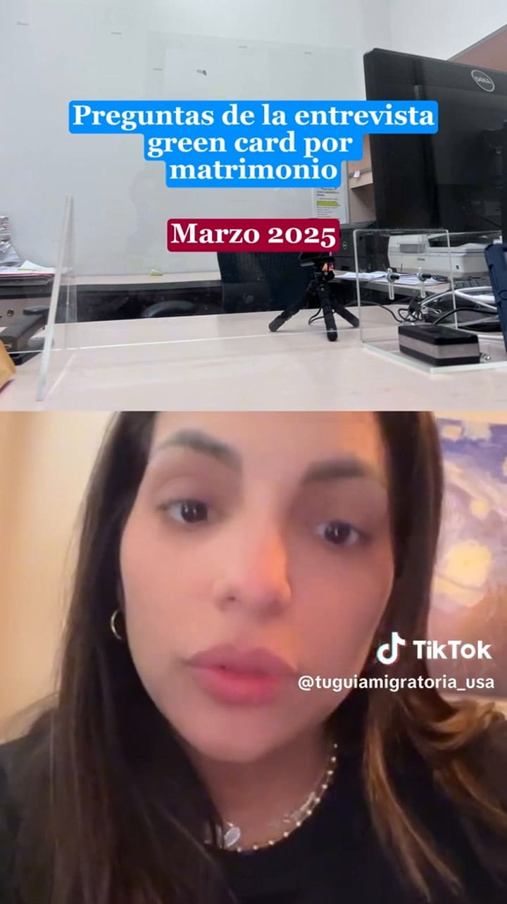 Latina cuenta qué le preguntaron al hacer el trámite de su Green Card por matrimonio
