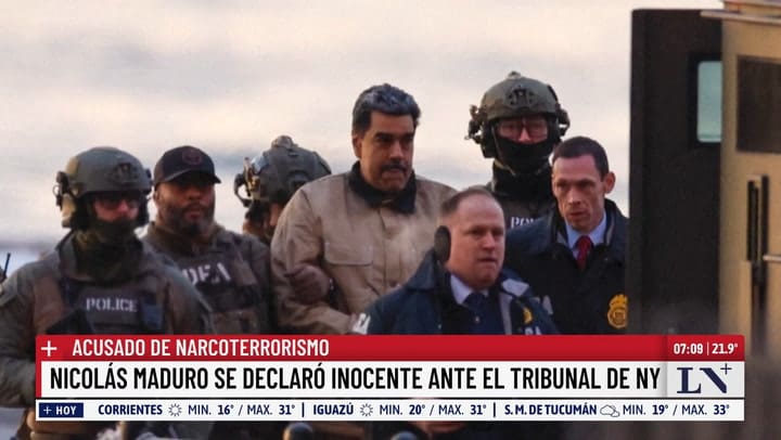 Maduro se declaro inocente en Nueva York