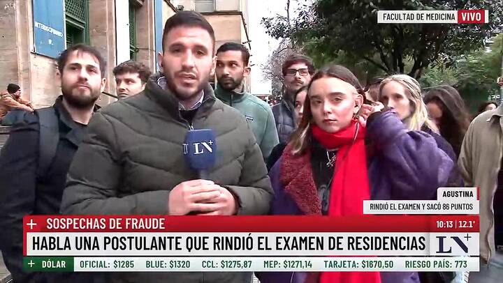 Agustina rindio el examen bajo sospecha y dialoga con LN+