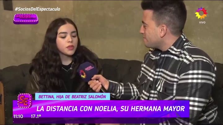 Bettina Salomón en Socios del espectáculo parte 3