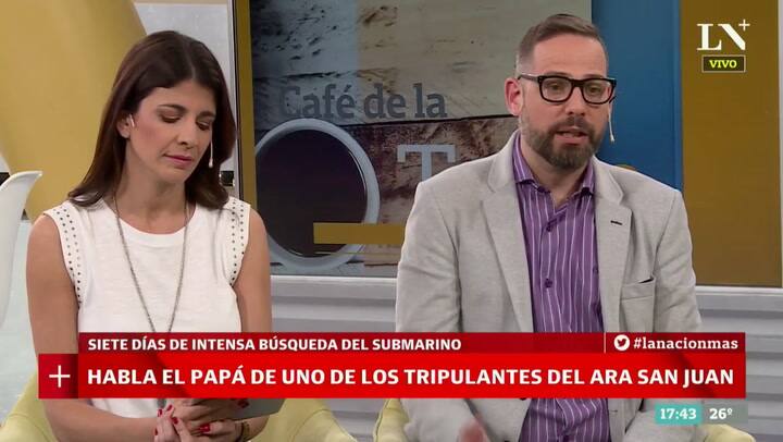 Habla el papá de uno de los tripulantes del ARA San Juan