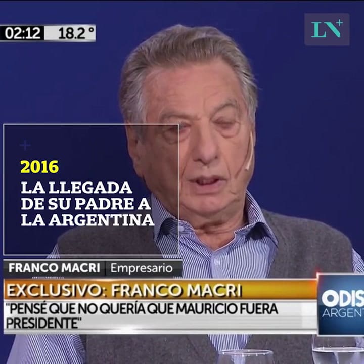 La historia de Franco Macri en primera persona: cómo pasó de ser obrero a empresario