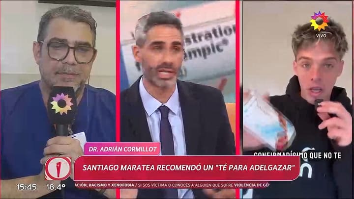 El enojo de Adrián Cormillot en vivo