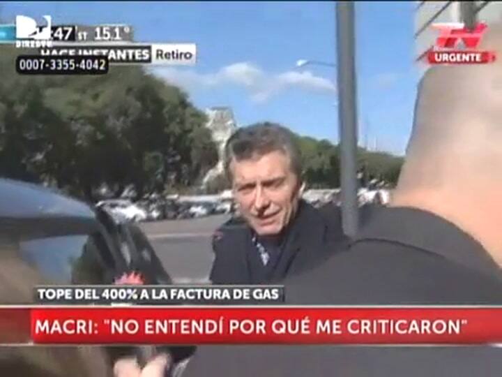 Mauricio Macri explicó su polémico consejo contra el frío. Fuente: TN
